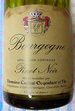 060224 Cachat-Ocquidant et Fis Bourgogne Ponot Noir 2004.jpg